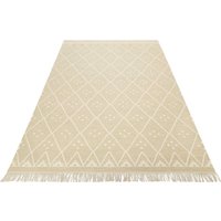 Green Looop Teppich "Vermont GL-82101", rechteckig, 5 mm Höhe, handgewebter Naturfaserteppich aus 80% Wolle 20% Baumwolle, Wohnzimmer von Green Looop