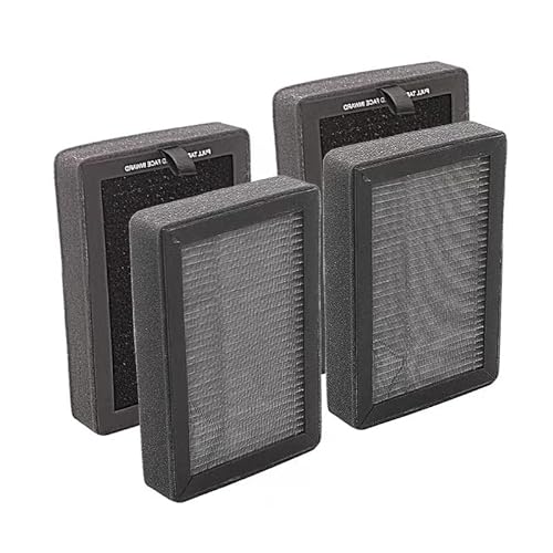 Green Piece® Filter – Ersatz-Aktivkohle 3-stufiges Filtersystem – Levoit – LV-H128 Luftreiniger (2er-Pack, 4 Filter für 2 Ersatz) hergestellt (nicht von Levoit hergestellt) von Green Piece