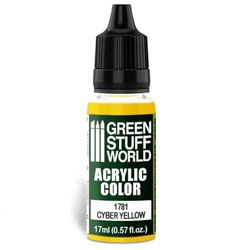 Green Stuff Acrylfarbe // Acrylfarbe - Cyber Yellow von Green Stuff World