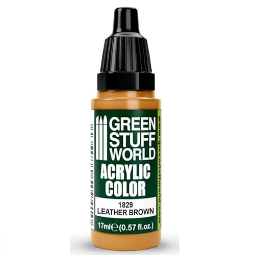 Green Stuff World Acrylfarbe Lederbraun 1829 für Modelle und Miniaturen von Green Stuff World