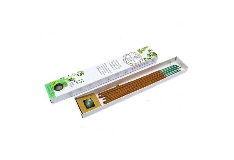 Green Tree Räucherstäbchen Green Tree Gemstone Incense "Good Luck", Patchouli – Grüner Aventurin Green Tree Räucherstäbchen Green Tree Gemstone Incense "Good Luck", Patchouli – Grüner Aventurin von Green Tree