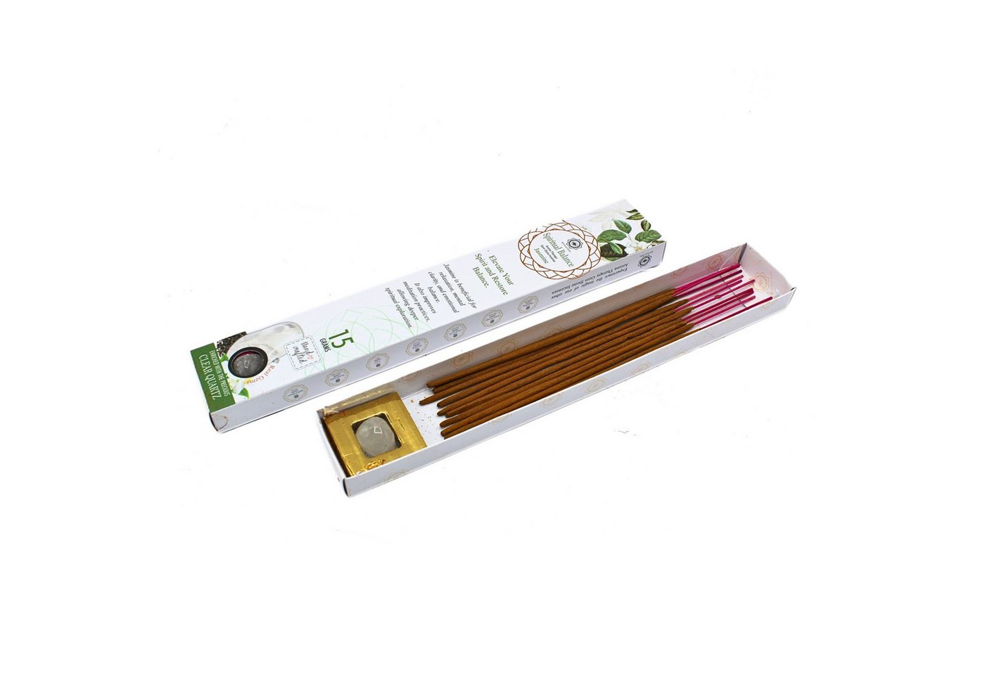Green Tree Räucherstäbchen Green Tree Gemstone Incense "Spiritual Balance", Jasmin – Bergkristall Green Tree Räucherstäbchen Green Tree Gemstone Incense "Spiritual Balance", Jasmin – Bergkristall von Green Tree