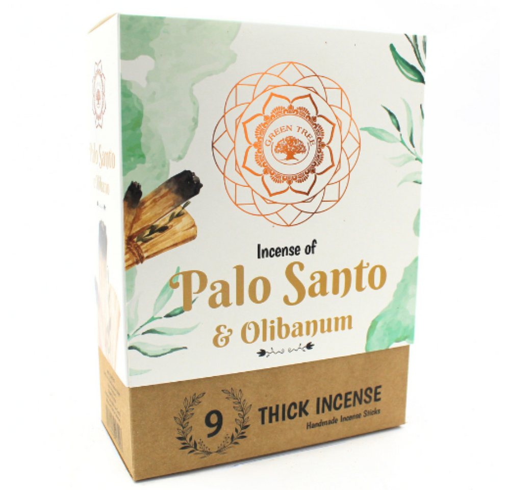Green Tree Räucherstäbchen Green Tree Palo Santo & Olibanum Botanical Incense, 9 dicke Stäbchen Green Tree Räucherstäbchen Green Tree Palo Santo & Olibanum Botanical Incense, 9 dicke Stäbchen von Green Tree