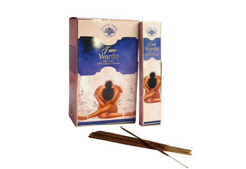 Green Tree Räucherstäbchen Green Tree I am Worthy Manifestation Incense 15 gram von Green Tree
