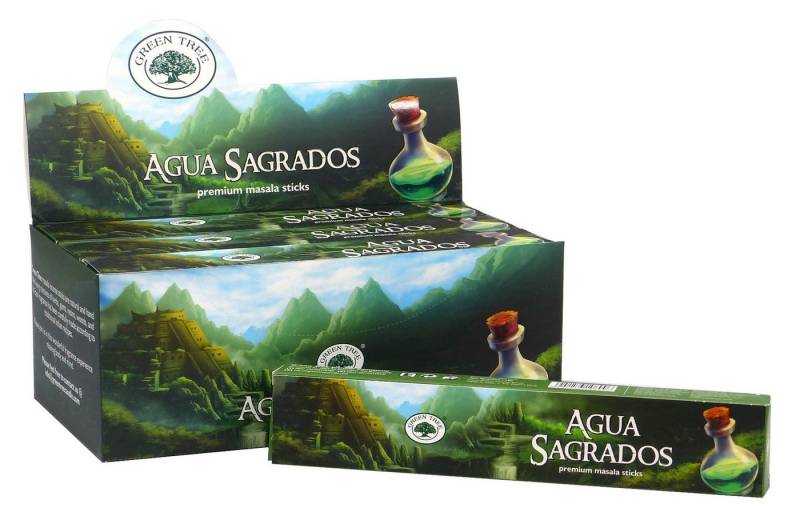 Green Tree Räucherstäbchen Green Tree Incense "Agua Sagrados" 15gr. von Green Tree