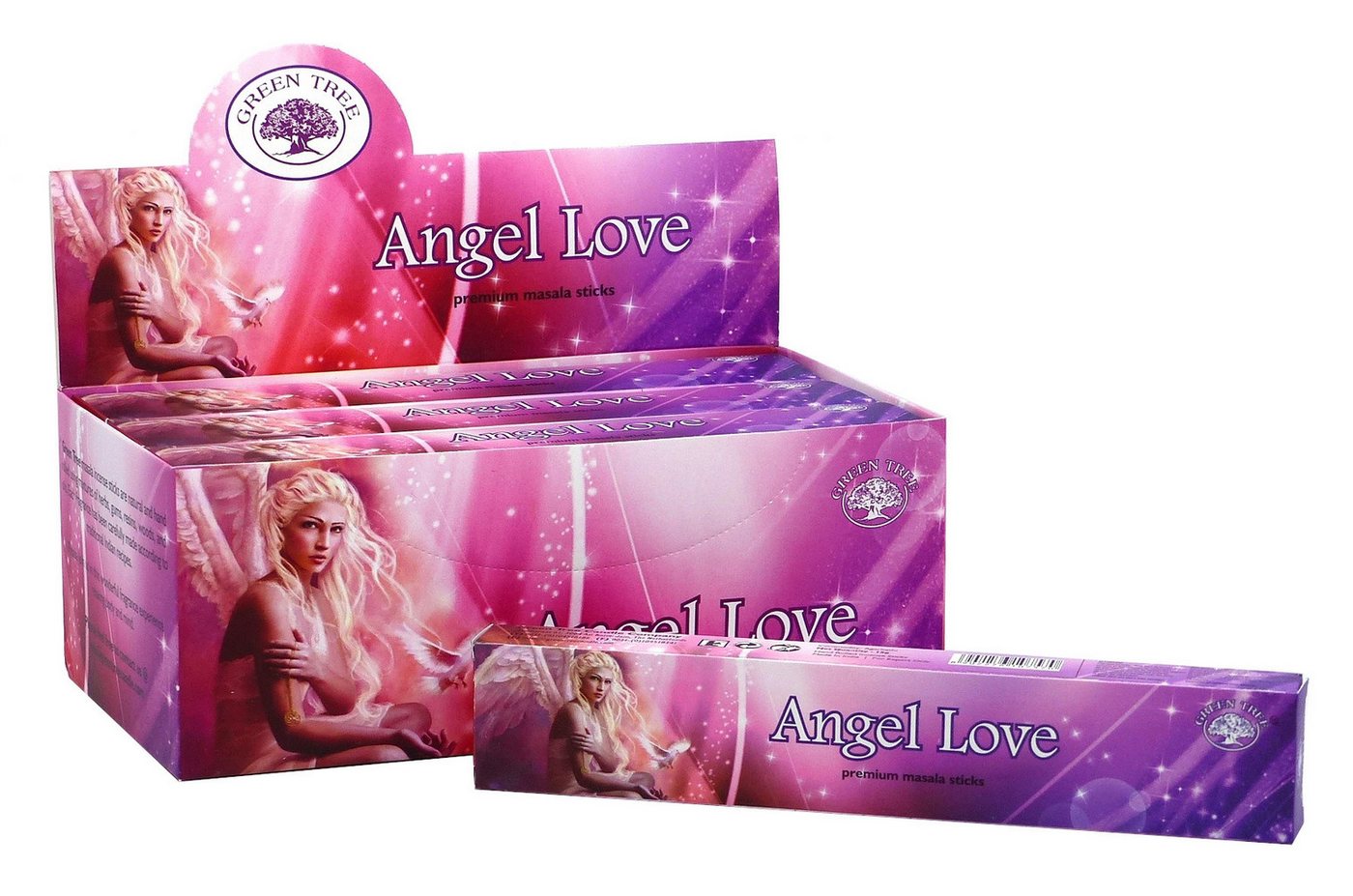 Green Tree Räucherstäbchen Green Tree Incense "Angel Love" 15gr. Green Tree Räucherstäbchen Green Tree Incense "Angel Love" 15gr. von Green Tree