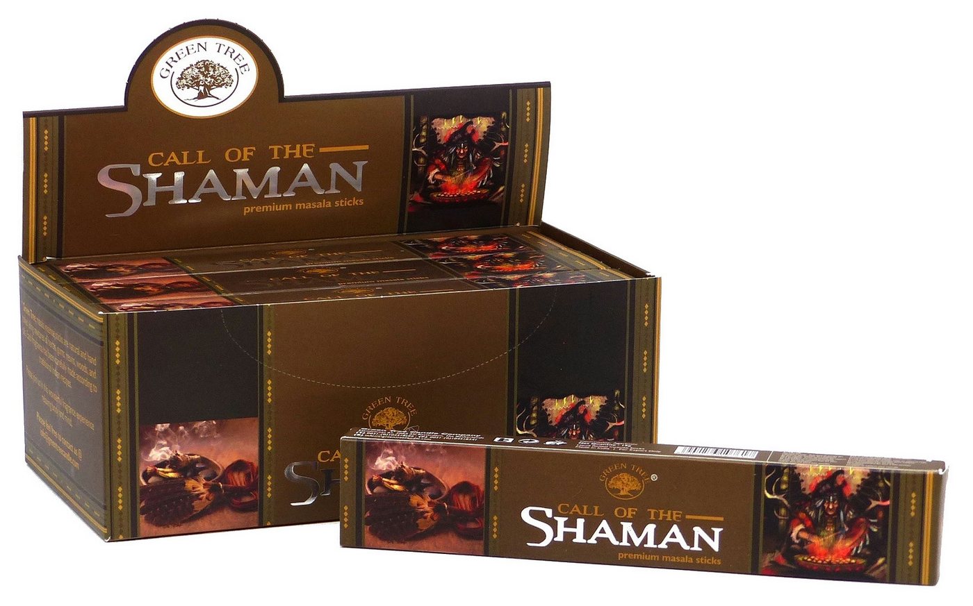 Green Tree Räucherstäbchen Green Tree Incense "Call Of The Shaman" 15gr. Green Tree Räucherstäbchen Green Tree Incense "Call Of The Shaman" 15gr. von Green Tree