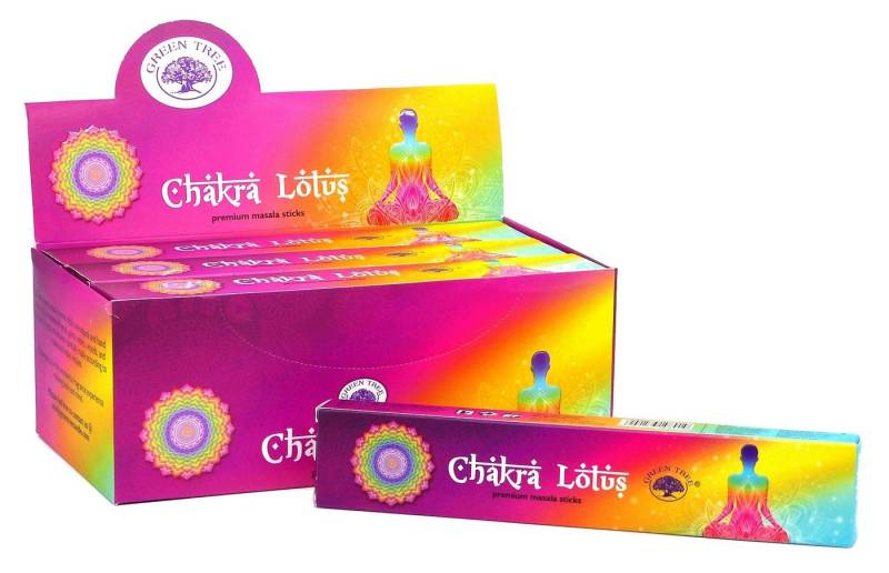Green Tree Räucherstäbchen Green Tree Incense "Chakra Lotus" 15gr. von Green Tree