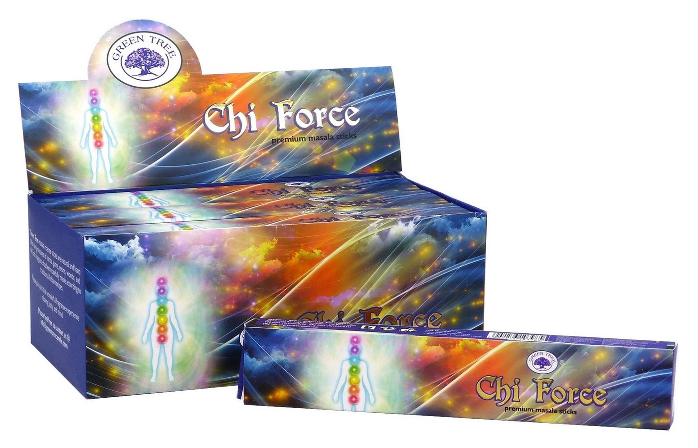Green Tree Räucherstäbchen Green Tree Incense "Chi Force" 15gr. Green Tree Räucherstäbchen Green Tree Incense "Chi Force" 15gr. von Green Tree