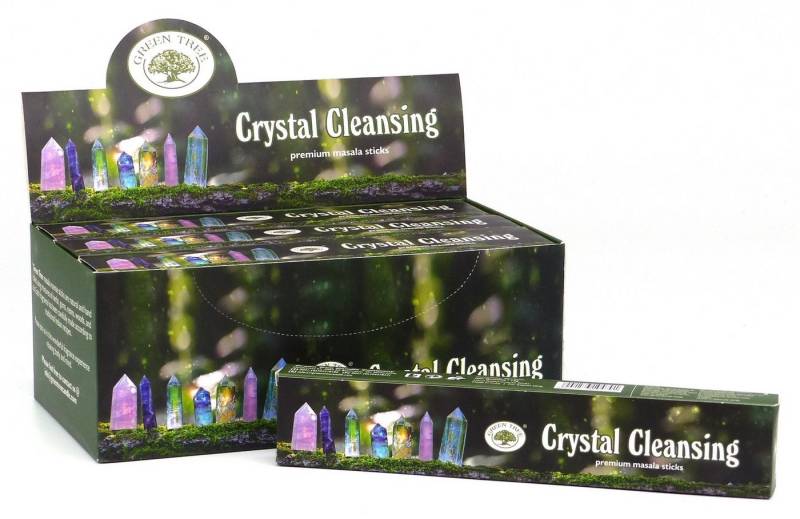Green Tree Räucherstäbchen Green Tree Incense "Crystal Cleansing" 15gr. von Green Tree