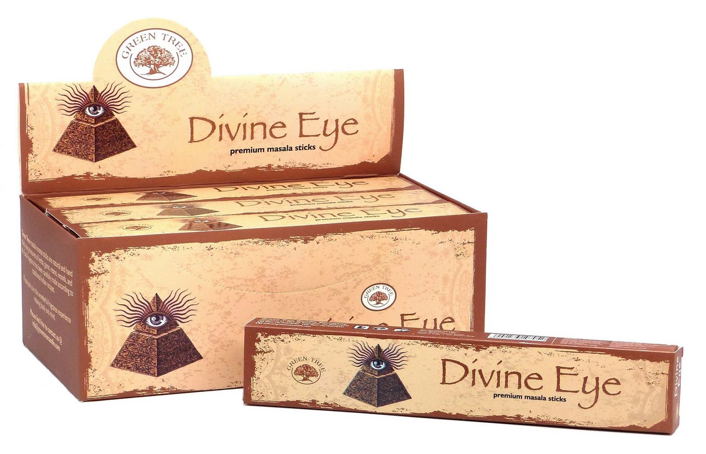 Green Tree Räucherstäbchen Green Tree Incense "Divine Eye" 15gr. Green Tree Räucherstäbchen Green Tree Incense "Divine Eye" 15gr. von Green Tree