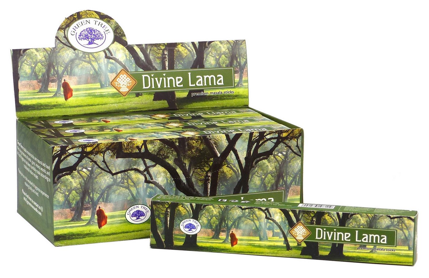 Green Tree Räucherstäbchen Green Tree Incense "Divine Lama" 15gr. Green Tree Räucherstäbchen Green Tree Incense "Divine Lama" 15gr. von Green Tree
