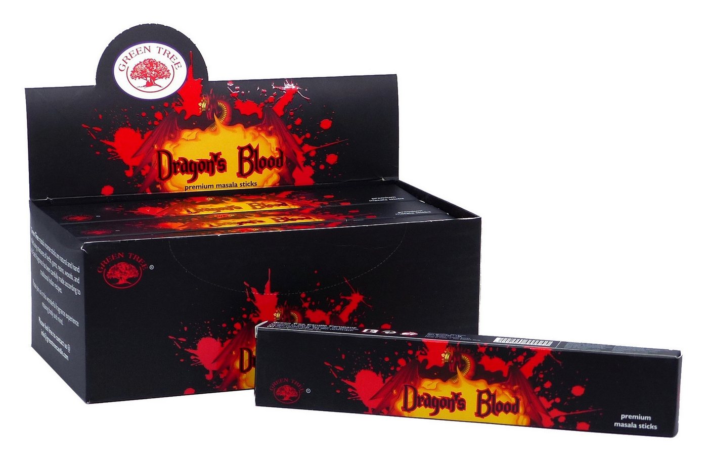Green Tree Räucherstäbchen Green Tree Incense "Dragon`s Blood" 15gr. Green Tree Räucherstäbchen Green Tree Incense "Dragon`s Blood" 15gr. von Green Tree