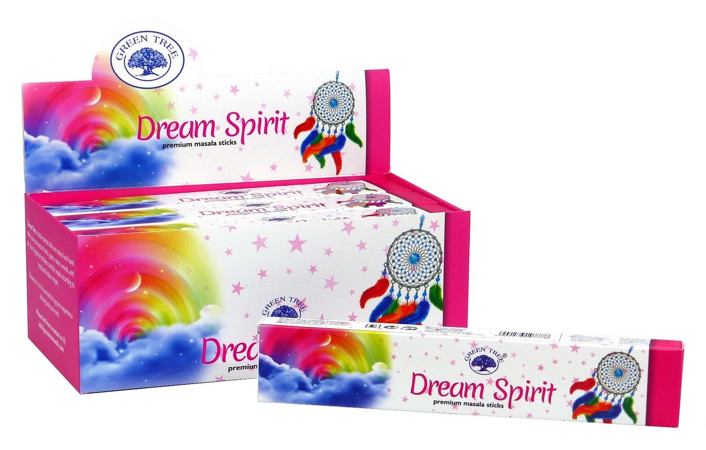Green Tree Räucherstäbchen Green Tree Incense "Dream Spirit" 15gr. Green Tree Räucherstäbchen Green Tree Incense "Dream Spirit" 15gr. von Green Tree