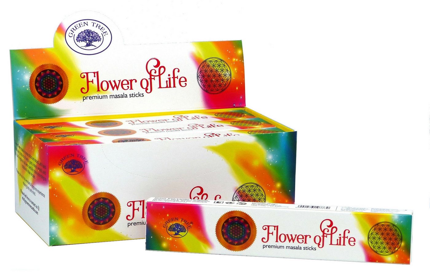 Green Tree Räucherstäbchen Green Tree Incense "Flower of Life" 15gr. Green Tree Räucherstäbchen Green Tree Incense "Flower of Life" 15gr. von Green Tree