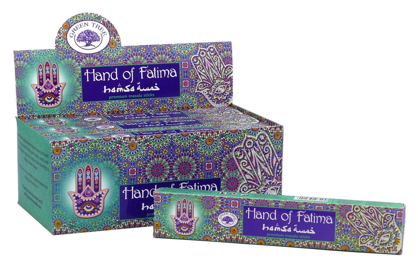 Green Tree Räucherstäbchen Green Tree Incense "Hand Of Fatima" 15gr. Green Tree Räucherstäbchen Green Tree Incense "Hand Of Fatima" 15gr. von Green Tree