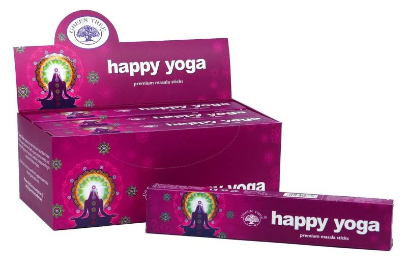 Green Tree Räucherstäbchen Green Tree Incense "Happy Yoga" 15gr. von Green Tree