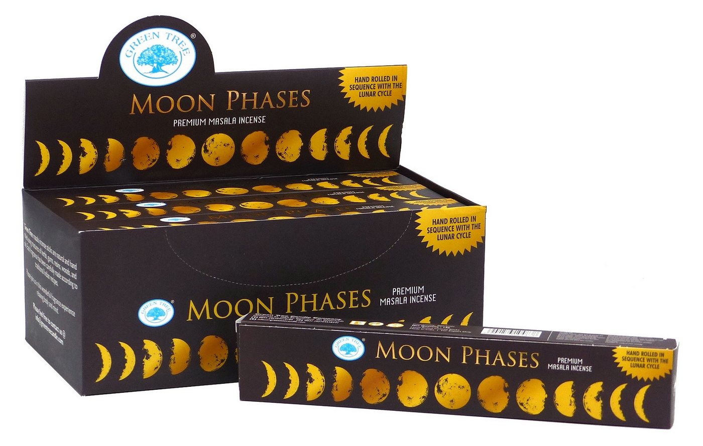 Green Tree Räucherstäbchen Green Tree Incense "Moon Phases" 15gr. Green Tree Räucherstäbchen Green Tree Incense "Moon Phases" 15gr. von Green Tree