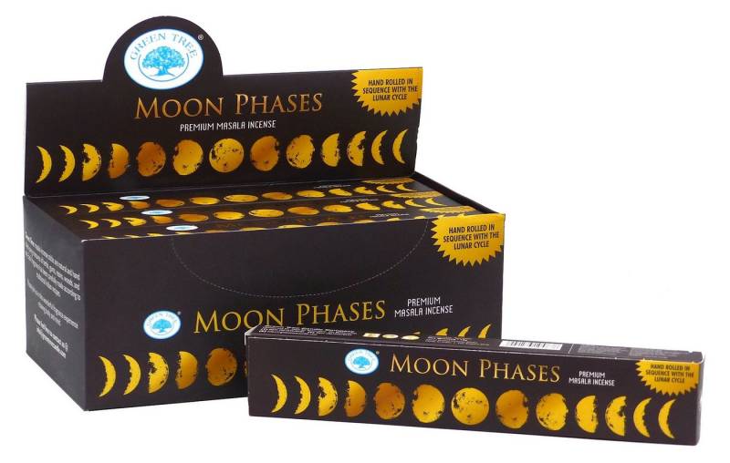 Green Tree Räucherstäbchen Green Tree Incense "Moon Phases" 15gr. von Green Tree