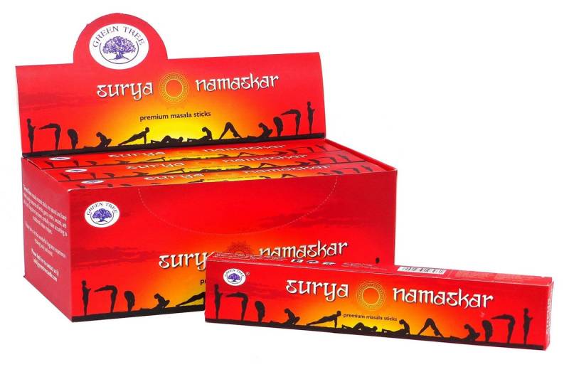 Green Tree Räucherstäbchen Green Tree Incense "Surya Namaskar" 15gr. von Green Tree
