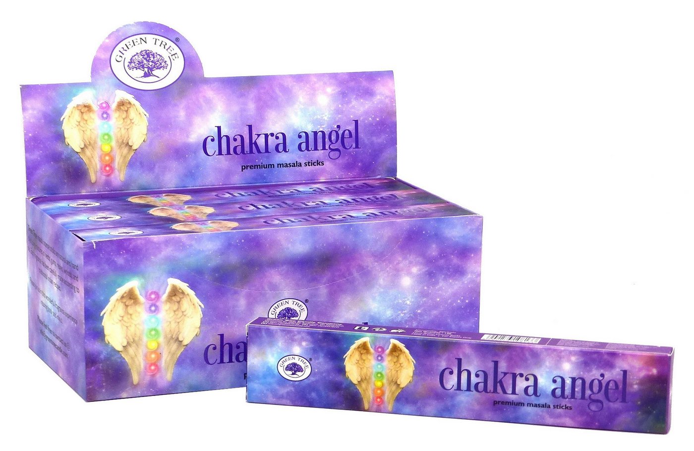 Green Tree Räucherstäbchen Green Tree Incense "chakra angel" 15gr. Green Tree Räucherstäbchen Green Tree Incense "chakra angel" 15gr. von Green Tree