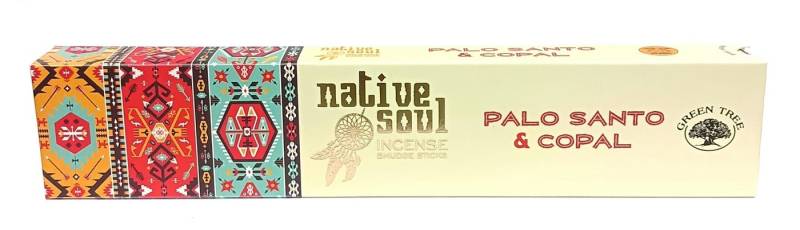 Green Tree Räucherstäbchen Green Tree Native Soul Incense "Palo Santo & Copal" 15gr. von Green Tree