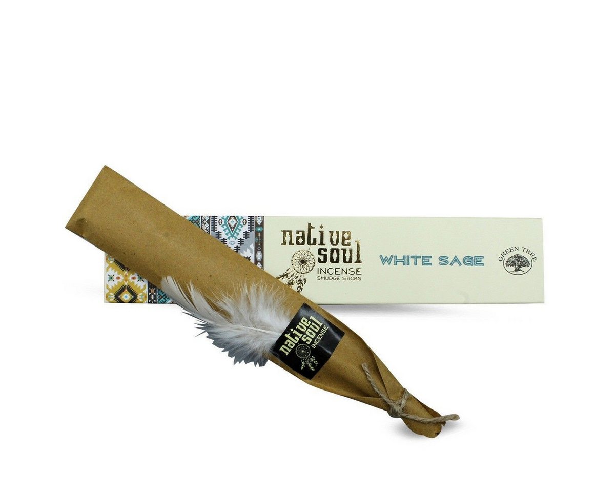 Green Tree Räucherstäbchen Green Tree Native Soul Incense "White Sage" 15gr. Green Tree Räucherstäbchen Green Tree Native Soul Incense "White Sage" 15gr. von Green Tree