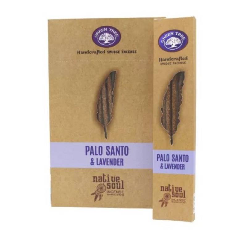 Green Tree Räucherstäbchen Green Tree Native Soul Smudge Incense "Palo Santo & Lavender" 15gr. von Green Tree