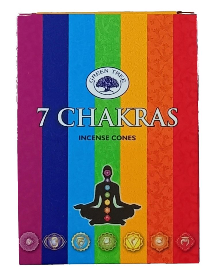 Green Tree Räucherkegel Green Tree Räucherkegel "7 Chakras" 10 Stk. von Green Tree