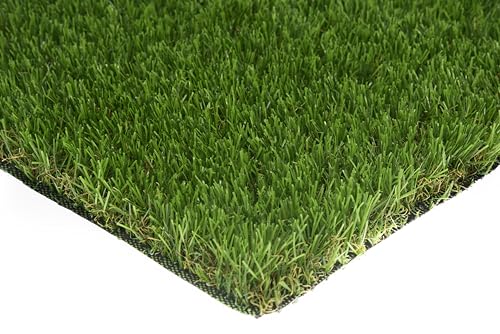 Green Turtle Kunstrasen 30 mm - 200 x 300 cm (6 m²) – Für Balkon, Terrasse oder Garten Outdoor – Natürliche Optik – Hohe Dichte mit 20.000 Fäden/m² – UV-beständig – Mit Drainage – Haustierfreundlich von Green Turtle