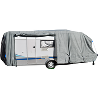 GreenYard® Wohnwagen Abdeckplane mit Reflektoren Größe M | 550 x 250 x 220 cm von GreenYard