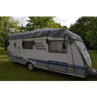 GreenYard® Wohnwagen Schutzdach 850 cm Schutzhülle Wohnmobil Abdeckung Dach Garage von GreenYard