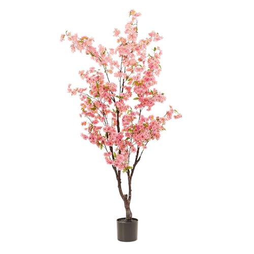 Green boutiQ -Kunstpflanze - Prunus - Kirschblüte - Rosa - Pflegeleicht - Hochwertige Qualität - 175 cm Green boutiQ -Kunstpflanze - Prunus - Kirschblüte - Rosa - Pflegeleicht - Hochwertige Qualität - 175 cm von Green boutiQ