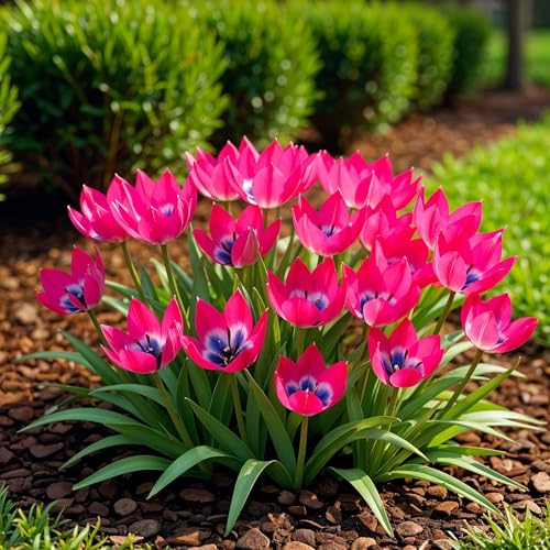 GreenboutiQ - Blumenzwiebeln - Tulp Little Beauty - Farbe Dunkelrosa - 25 Stück - Zwiebelgröße 6/7 - XXL Pack GreenboutiQ - Blumenzwiebeln - Tulp Little Beauty - Farbe Dunkelrosa - 25 Stück - Zwiebelgröße 6/7 - XXL Pack von Green boutiQ