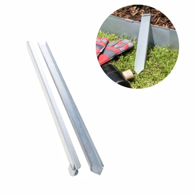 ich-zapfe Bodenanker Erdanker für Rasenkante Exklusiv 40 x 2,6 x 0,2 cm von ich-zapfe