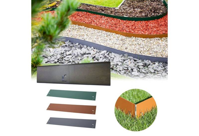 Green-split Rasenkante Rasenkanten Metall 13.5cm x 120cm Beeteinfassung Green-split Rasenkante Rasenkanten Metall 13.5cm x 120cm Beeteinfassung von Green-split