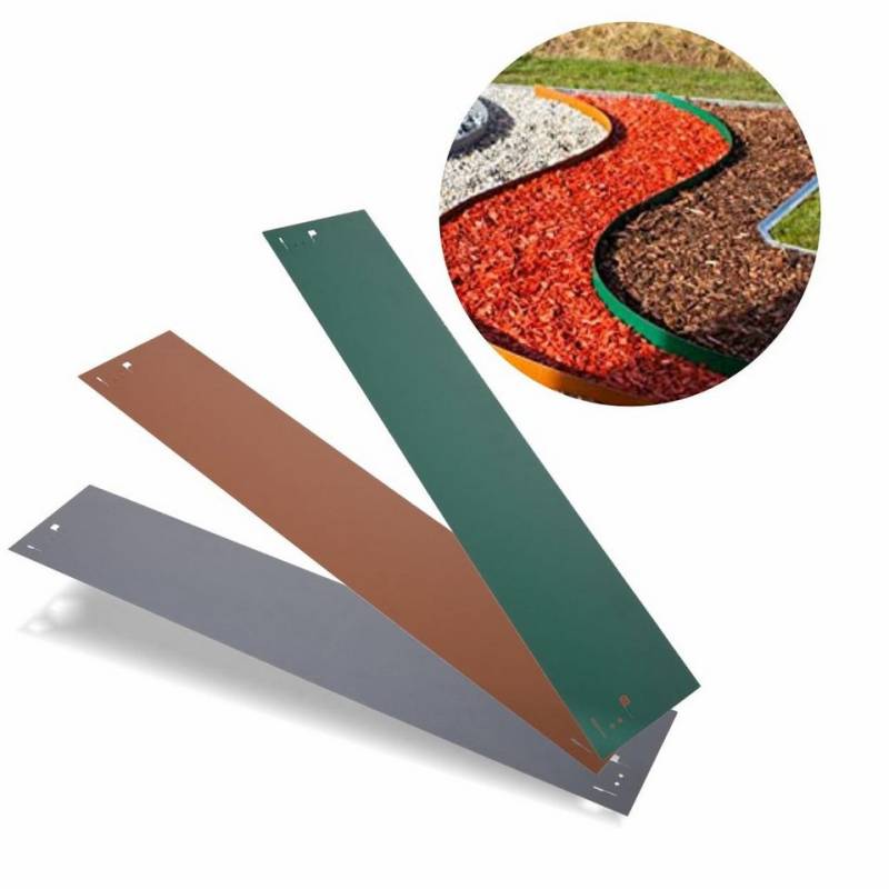Green-split Rasenkante Rasenkanten Metall 18.5 cm x 120 cm von Green-split