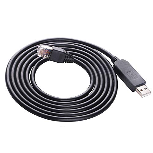 USB-Konsolenkabel für Cisco Juniper Router, FTDI-Chip, USB auf RS232 RJ45, Serielles Kabel für Windows 8, 7, Vista, Mac, Linux von Green-utech