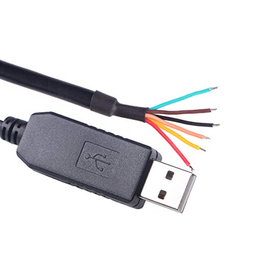USB auf TTL 3v3 6-polige Header Debug Konsole Serielles Kabel Draht End FTDI Chip (3,3 V Logikpegel, 6P Heander) von Green-utech
