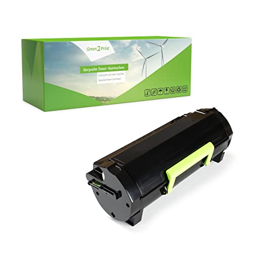 Green2Print Toner schwarz 20000 Seiten ersetzt Lexmark 50F2U00, 502U, 50F2U0E, 502UE, 50F0UA0, 500UA passend für Lexmark MS510DN, MS610DN, MS610DE, MS610DTE von Green2Print