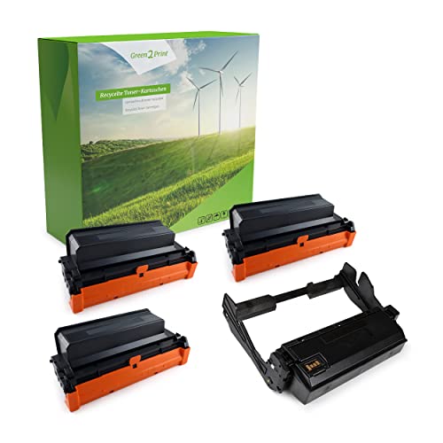 Green2Print 3X Toner, 1x Trommel 3X 10000, 1x 30000 Seiten ersetzt HP-Samsung SU925A, SV140A, Samsung MLT-D204E, MLT-D204E/ELS, 204E, MLT-R204, MLT-R204/SEE, 204 passend für Samsung ProXpress M3 von Green2Print