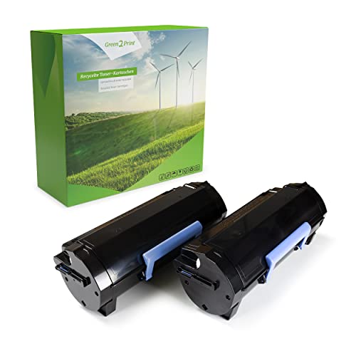 Green2Print Toner Doppelpack, 2 Kartuschen 2X 10000 Seiten ersetzt Konica Minolta TNP-41, A6WT00H, TNP-43, A6WT00W passend für Konica Minolta Bizhub 3320 von Green2Print