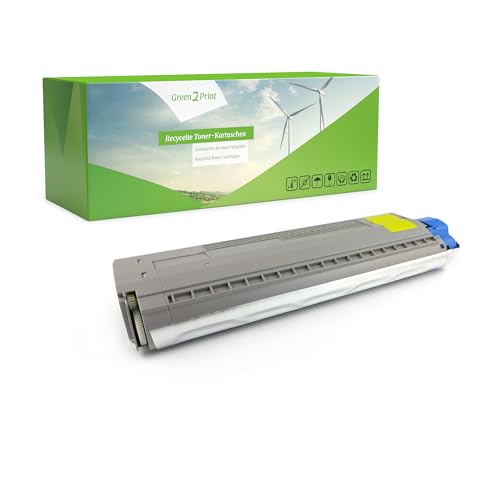 Green2Print Toner gelb 10000 Seiten ersetzt Oki 45862814 passend für Oki MC873DNCT, MC873DNV, MC873DNX, MC873DNC, MC873DN von Green2Print