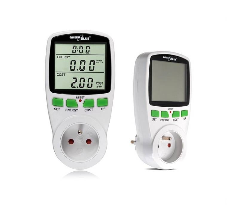 GreenBlue Stromverbrauchszähler GB202, Energieverbrauch - Messgerät Wattmeter Stromzähler von GreenBlue