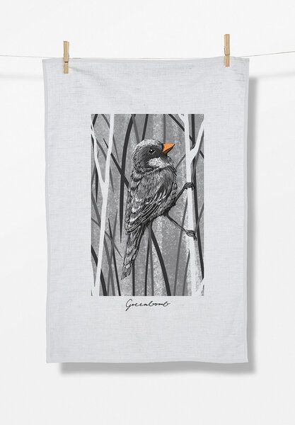 GREENBOMB Animal Sparrow Grass Tea Towel - Praktisches Geschirrtuch aus Bio-Baumwolle / hochwertiger Print / GOTS / Fair & Vegan GREENBOMB Animal Sparrow Grass Tea Towel - Praktisches Geschirrtuch aus Bio-Baumwolle / hochwertiger Print / GOTS / Fair & Vegan von GreenBomb