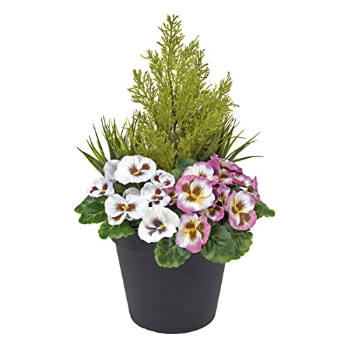 GreenBrokers Künstlicher Terrassen-Übertopf, 60 cm von GreenBrokers