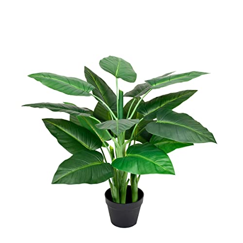 GreenBrokers Künstlicher Calla-Lilienbaum im Topf, 90 cm von GreenBrokers