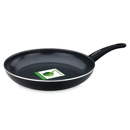 GreenChef Diamond Soft Grip Bratpfanne mit Antihaftbeschichtung, 30cm, PFAS-frei, Induktion, spülmaschinenfest, Schwarz von GreenChef