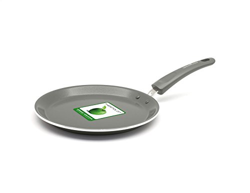 GreenChef cc000771 – 001 Crêpepfanne, Aluminium, Grau Quarz, 24 cm von GreenChef