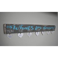 Was Ist Für Dinner Menu Board Zeichen | Küche Dekor Planungsidee Housewarminggeschenk Was Ist Für Dinner Menu Board Zeichen | Küche Dekor Planungsidee Housewarminggeschenk von GreenChickens